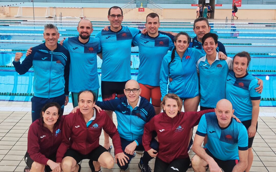 El Club Natación RIVALIA, subcampeón en Pamplona y primer equipo femenino en el III Trofeo Máster Amaya