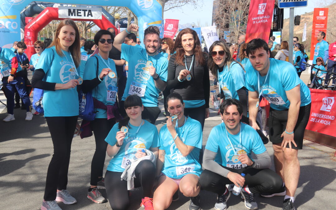 La UR, FARO y UNIR reúnen a 1.000 asistentes en Logroño bajo el lema ‘Corre por la Vida’ y a favor de la investigación del cáncer infantil
