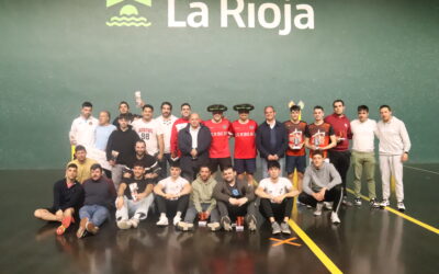 Josean y Adrián se proclaman Campeones del I Open de Frontenis de Logroño en la final celebrada en el Javier Adarraga.