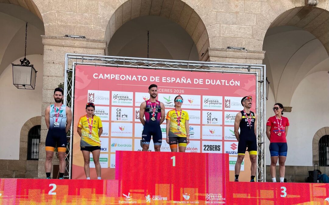 Borja Langarica, subcampeón de España de Duatlón Sprint en Cáceres