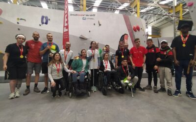 Tres oros en paraescalada en Open Madrid