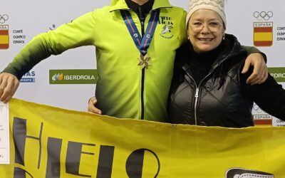 Sergio Marrodán del Club Hielo Rioja, Campeón España Adutos.