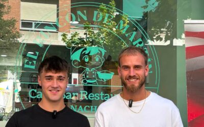 Yoel Ramírez y Diego de Miguel presentados por la Unión Deportiva Logroñés