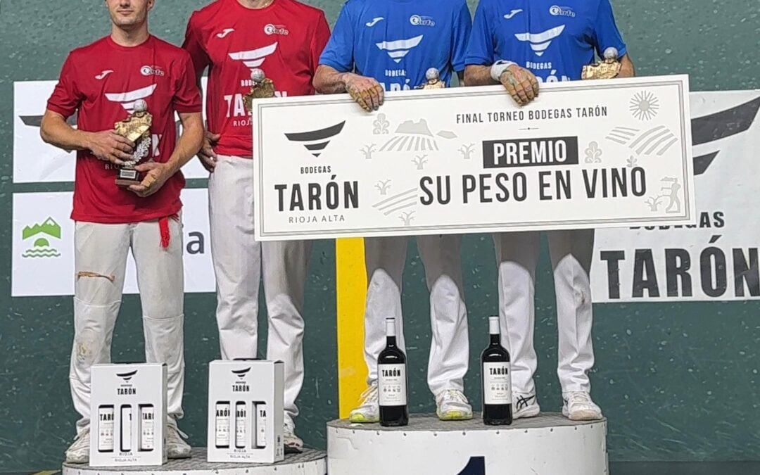Igoa – Garmendia, campeones del XII Torneo de pelota Bodegas Tarón