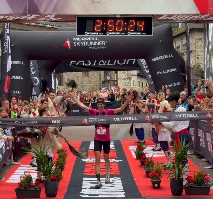 Alain Santamaria, grande hoy a vuelto ha estar en lo más del podium en la Copa del Mundo de Gorbeia Suzien