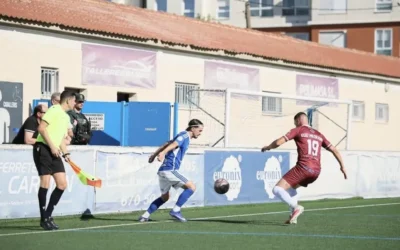 Utebo merece algo más ante el Arnedo que puso una férrea defensa para conseguir el objetivo..