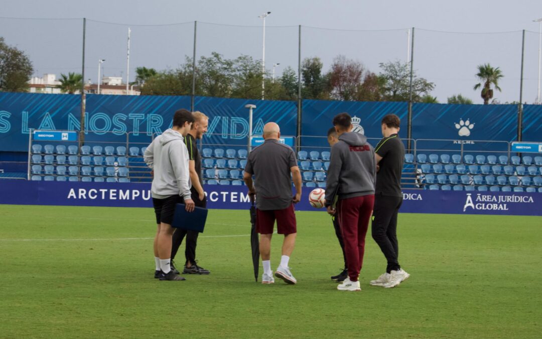 RCD Espanyol B y Náxara CD suspendido por el temporal